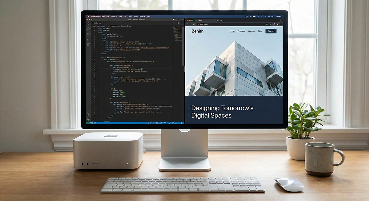 Crescent Designのデスク環境・制作風景