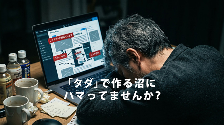 自作に疲弊する男性